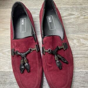ASOS Men's Burgundy Loafers